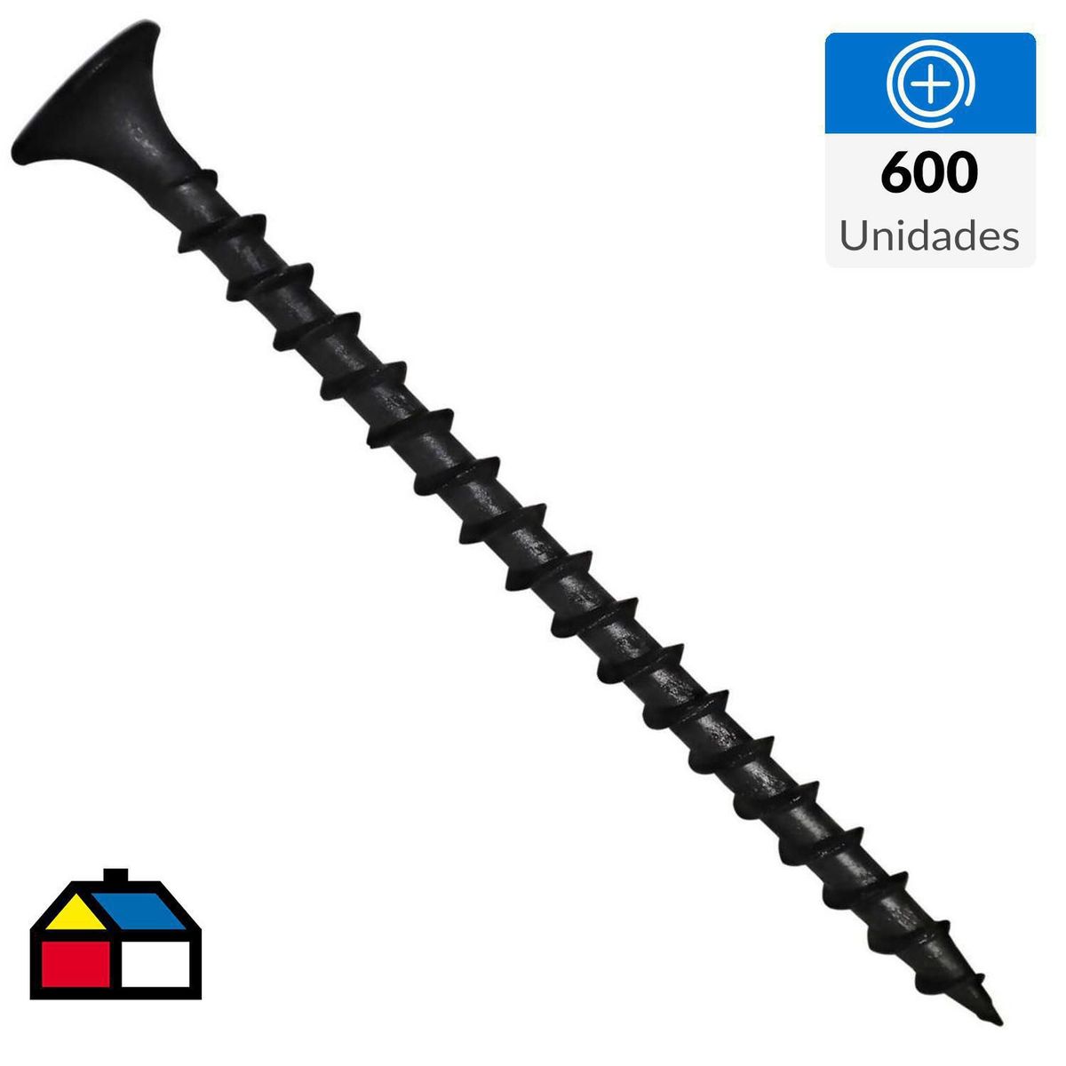 MAMUT - Tornillo Volcanita CRS Punta Fina 6x1 5/8" x 600 unid