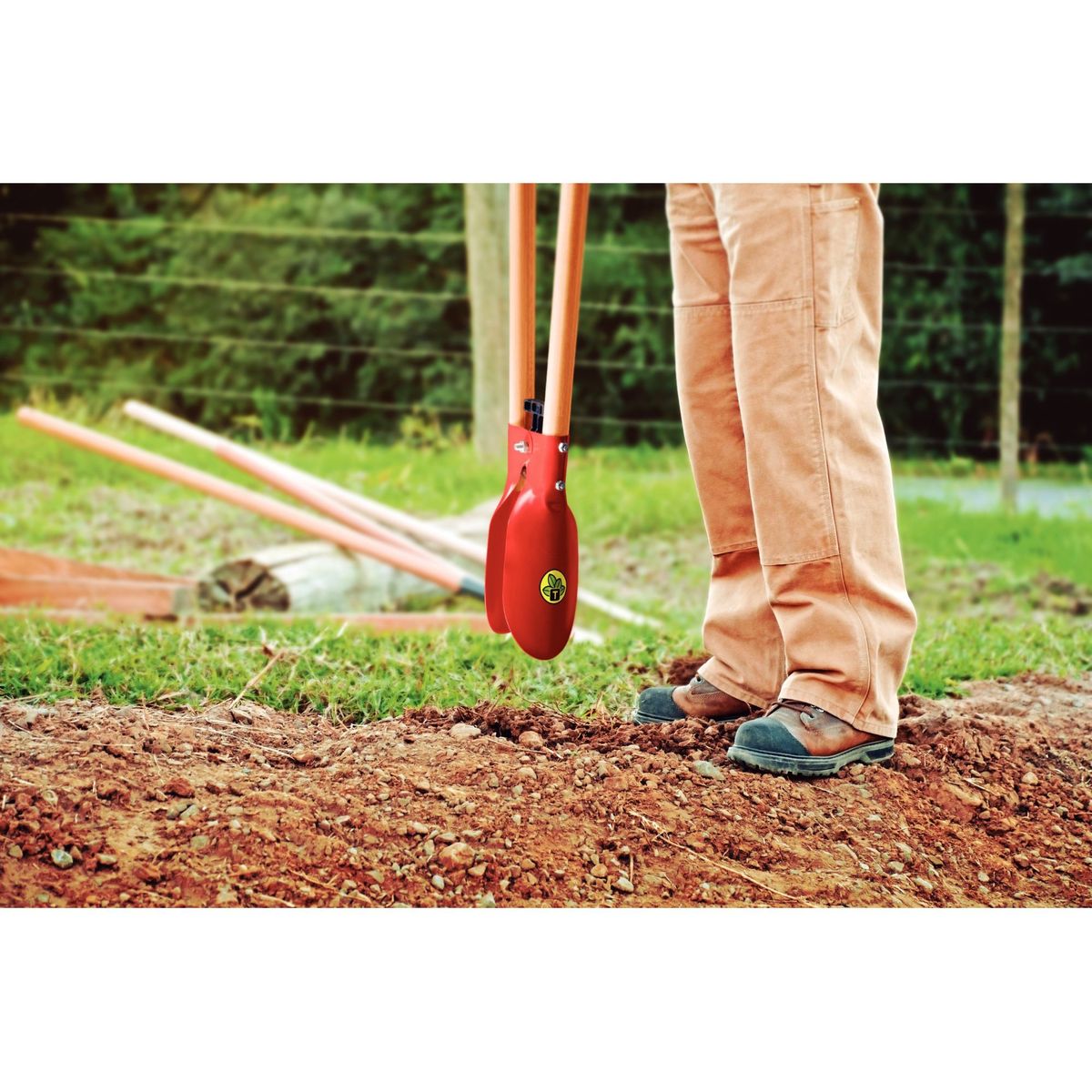 TRAMONTINA - Cavadora Articulada Mango De Madera 20 cm