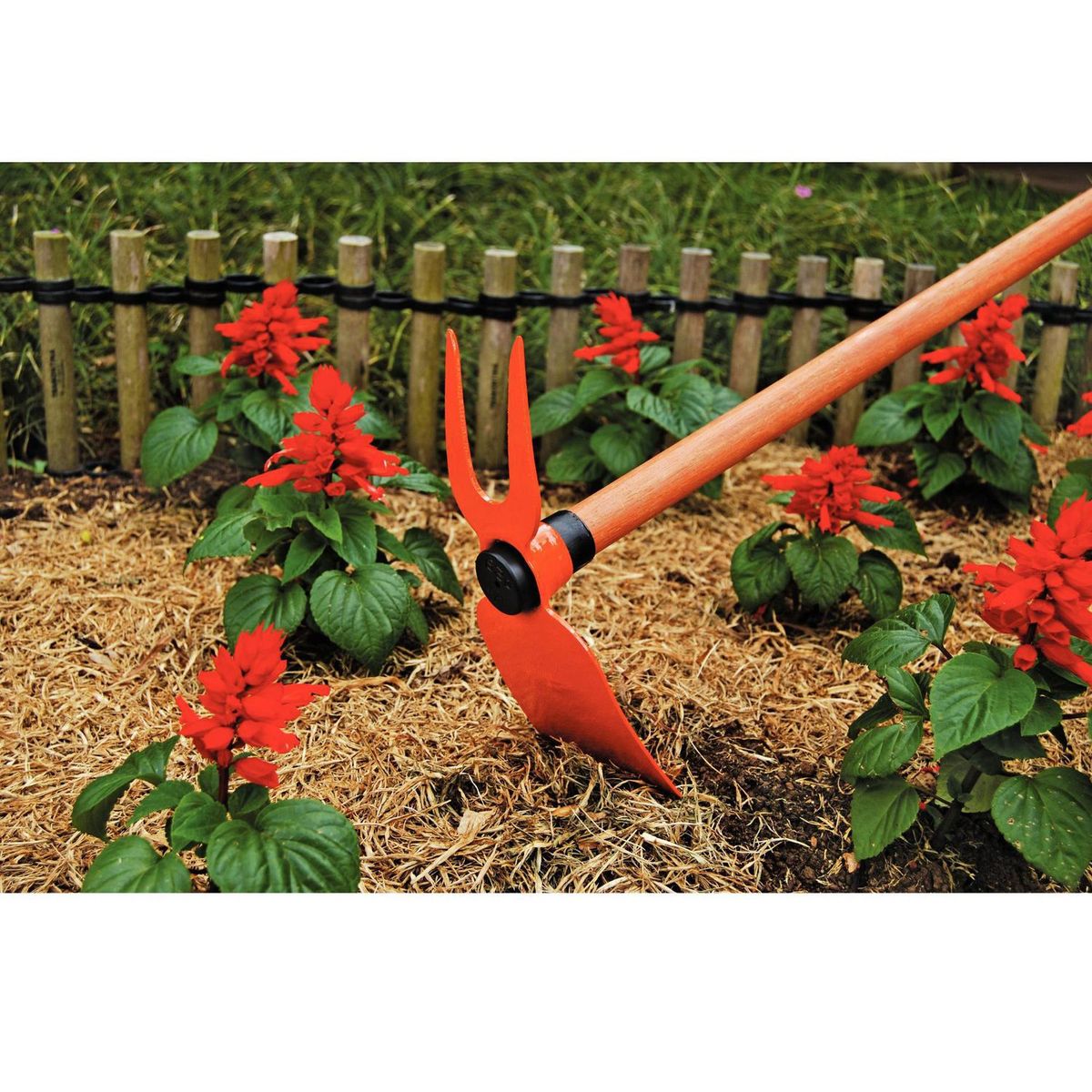 TRAMONTINA - Escardillo Dos Puntas Acero Naranja 9.8x25.1x