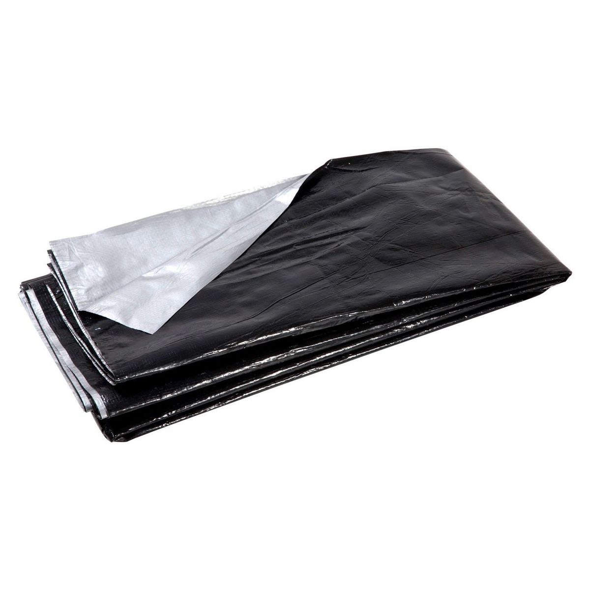 GENERICO - Manta Tejida Plástico 2 m Negro por Metro Lineal