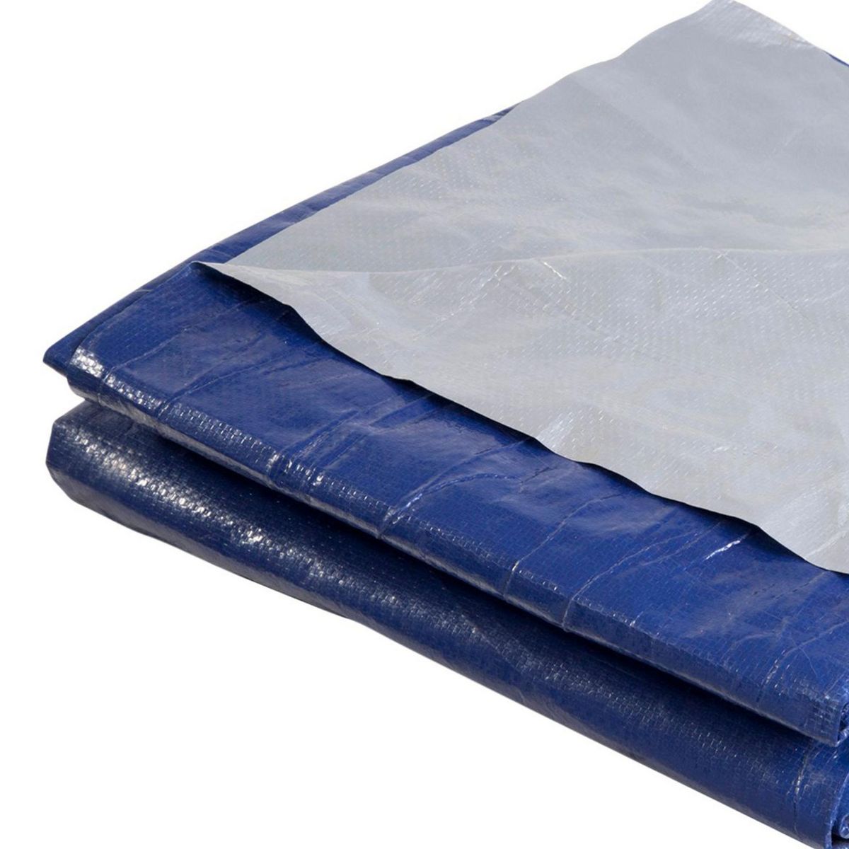 GENERICO - Manta Tejida Plástico 2 m x 2 m Azul por Metro Lineal