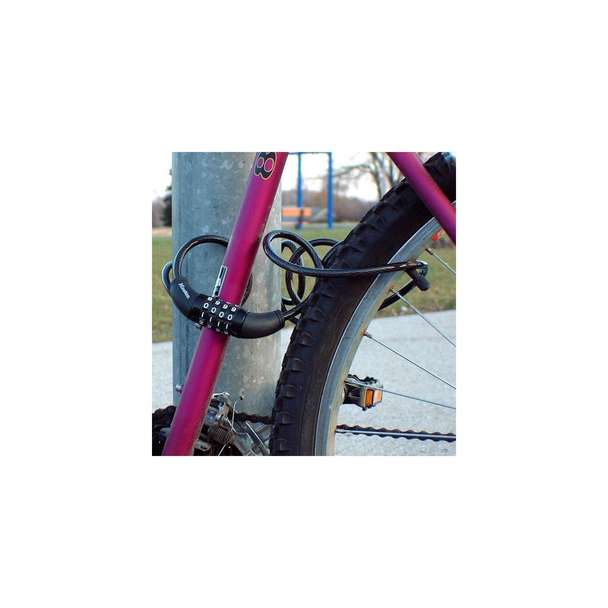 MASTER LOCK - Cable Con Cubierta 8143D 1.2m Masterlock