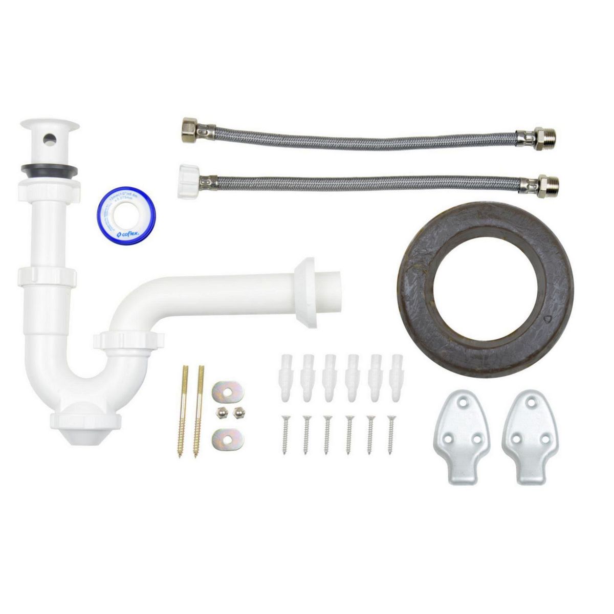 COFLEX - Kit de Accesorios 1/2 Baño Económico