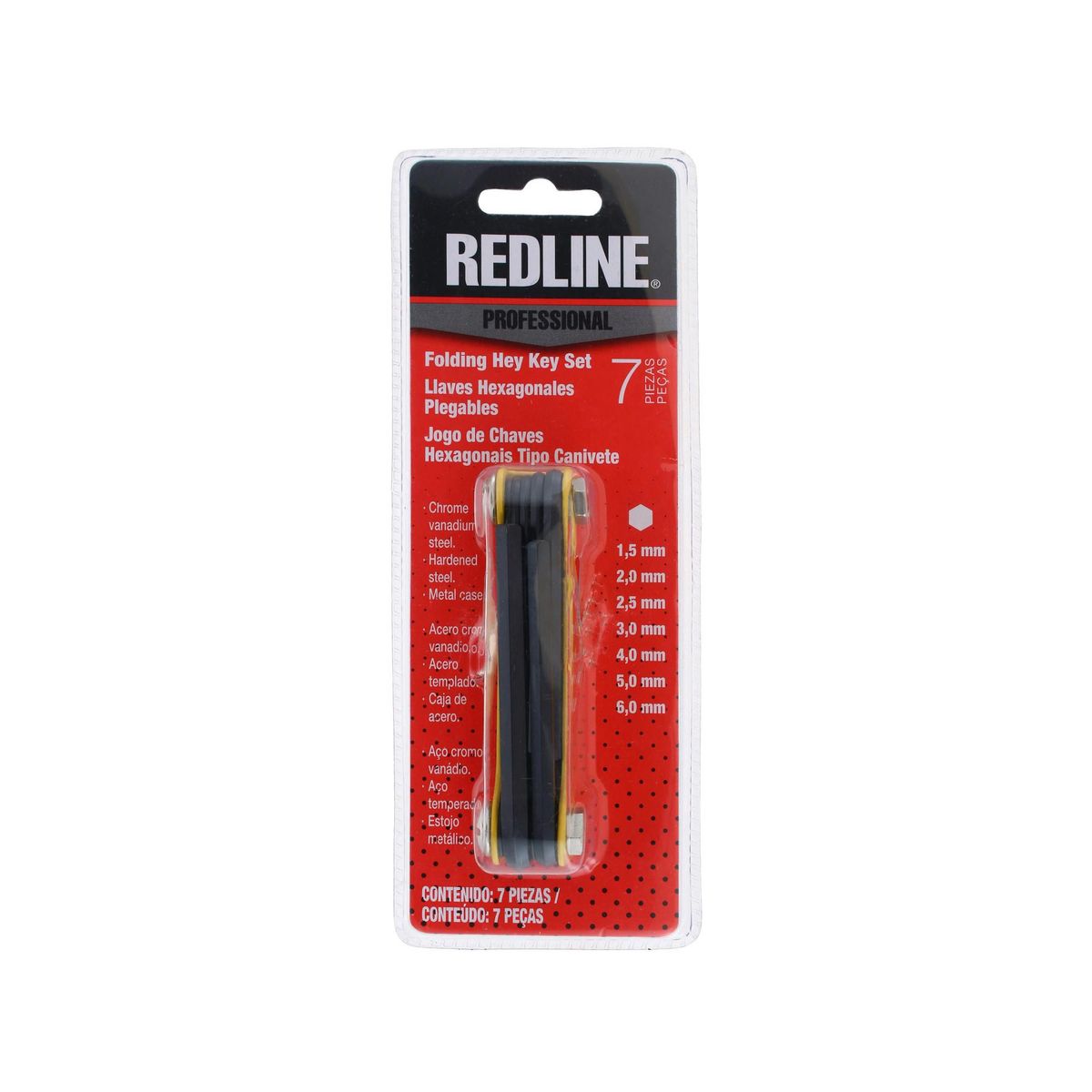 REDLINE - Juego De Llaves Allen Redline 7 piezas 