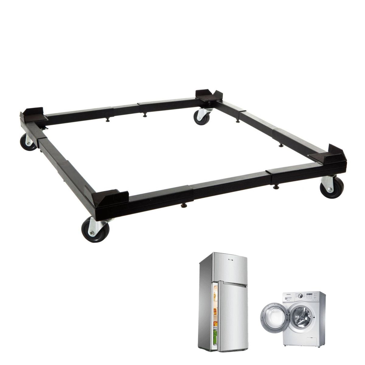  - Base Móvil Regulable Pesada 80x80 cm.