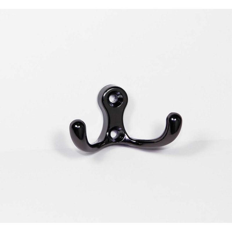 ZENDER - Perchero Níquel Negro 65x33 mm.