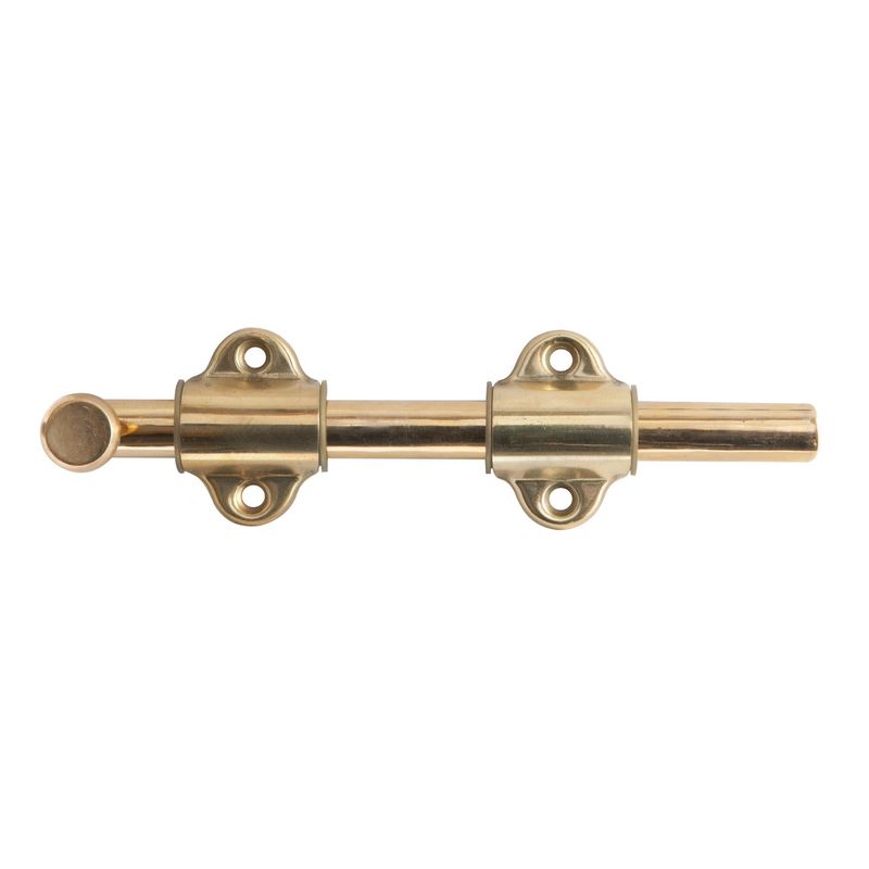  - Pestillo Media Luna Bronce 6"