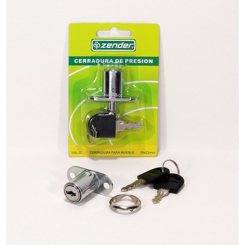 FIXSER - Cerradura de Closet Sobreponer Cromo