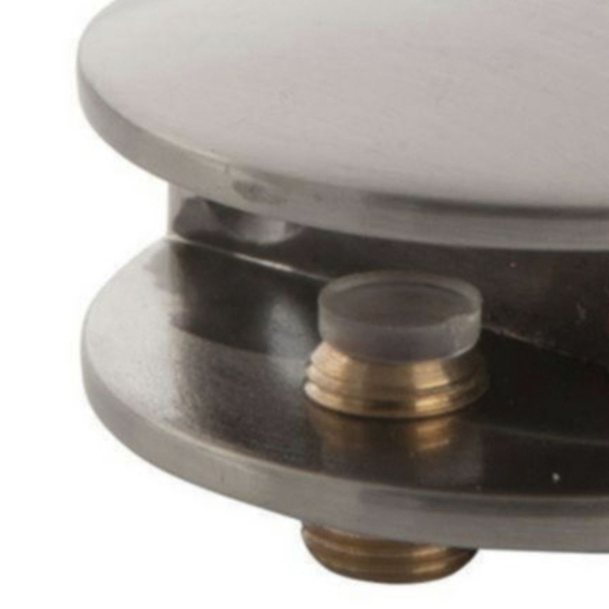 FIXSER - Soporte para Vidrio Prince 36 mm Níquel Satinado