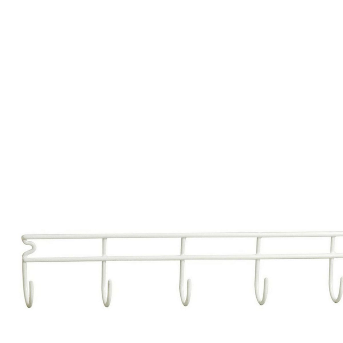 FQ - Colgador Organizador de Cocina 7 Ganchos 47.5x6.6x3.7cm