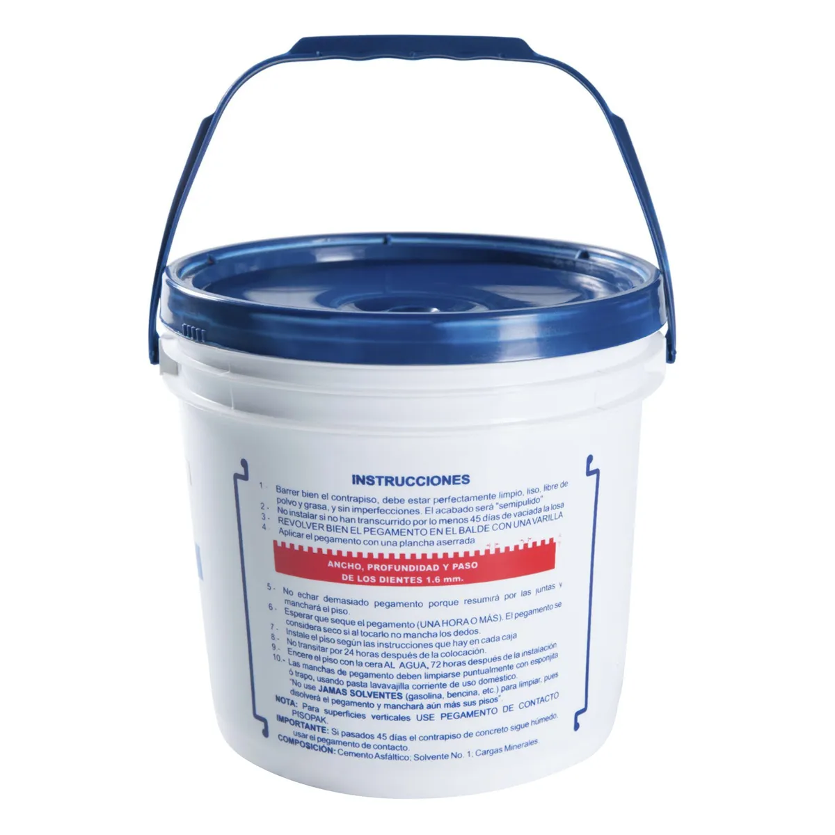 PISOPAK - Pegamento Asfáltico Negro 4 litros