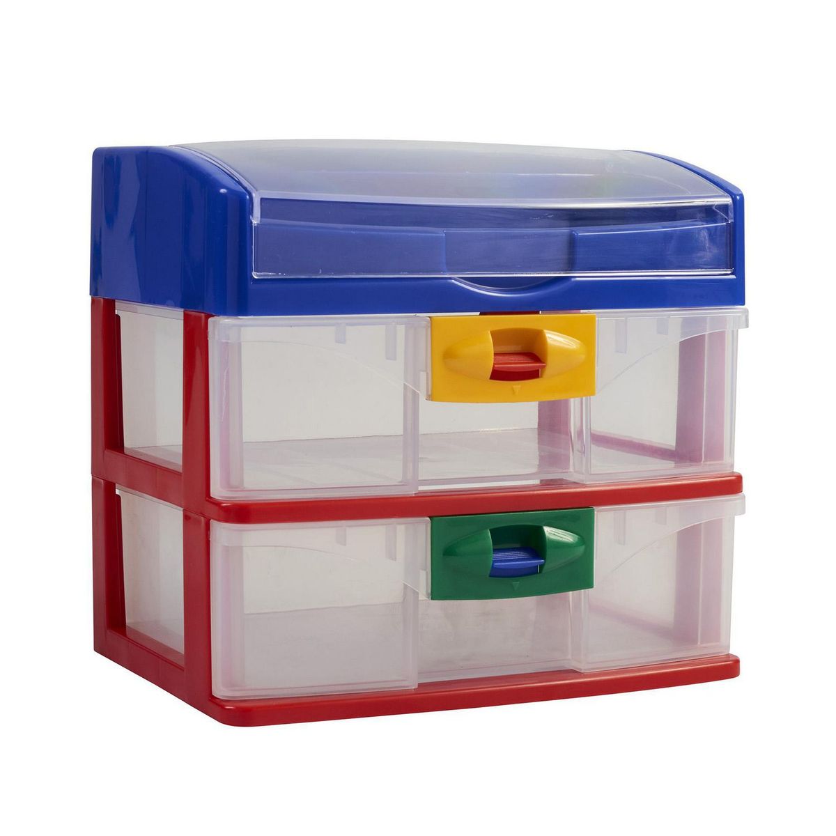 REYPLAST - Organizador de Escritorio con Tapa Reyplast 2 Niveles