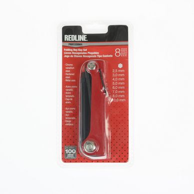 Llaves Allen Punta Bola 8 Piezas Redline
