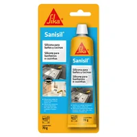 Silicona Antihongos Para Baños Y Cocinas Sanisil Transparente 70gr