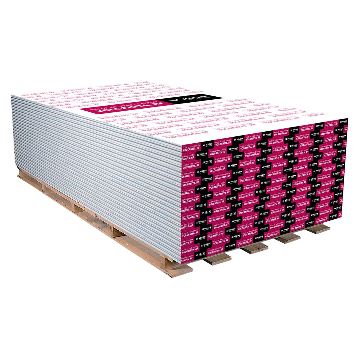 VOLCAN - Placa de Drywall Volcanita 12.7mm RF 1/2" 1.22mx2.44m