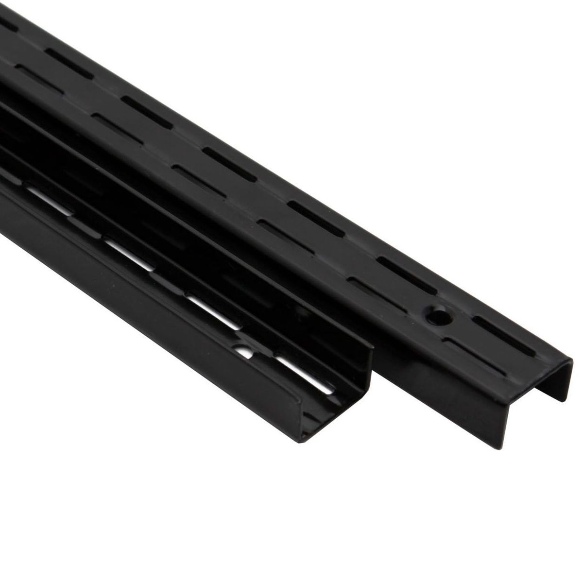 DUCASSE - Pilar Ranurado Doble 128cm Negro