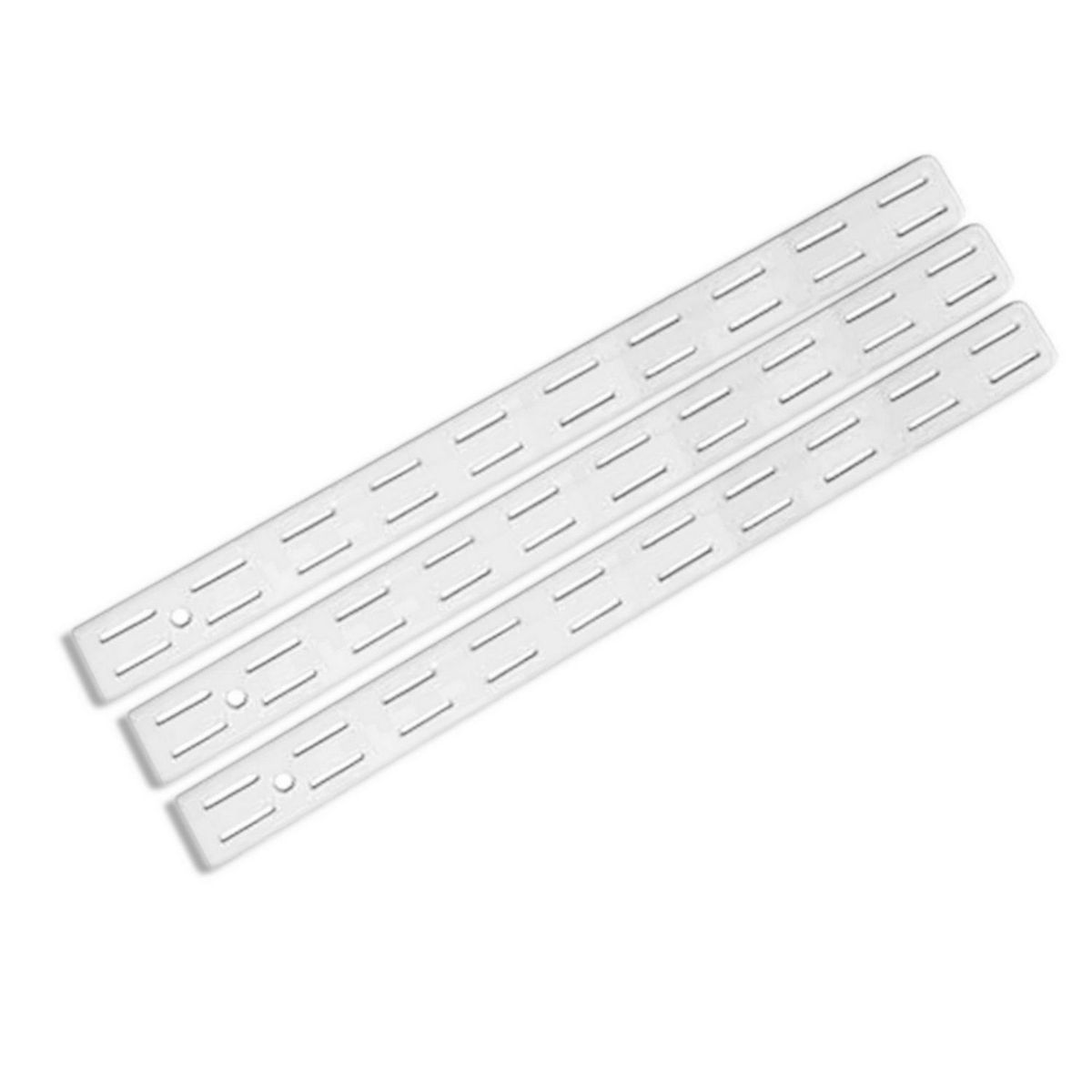 DUCASSE - Pilar Ranurado Doble 32cm Blanco