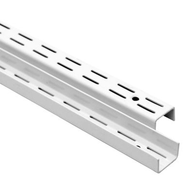 Pilar Ranurado Doble 64cm Blanco