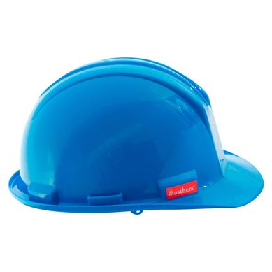 Casco Econmico con Ratchet Azul
