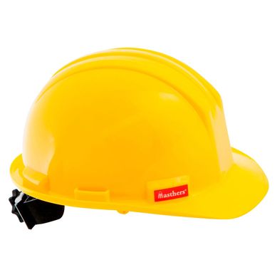 Casco Econmico con Ratchet Amarillo