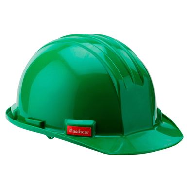 Casco Econmico con Ratchet Verde