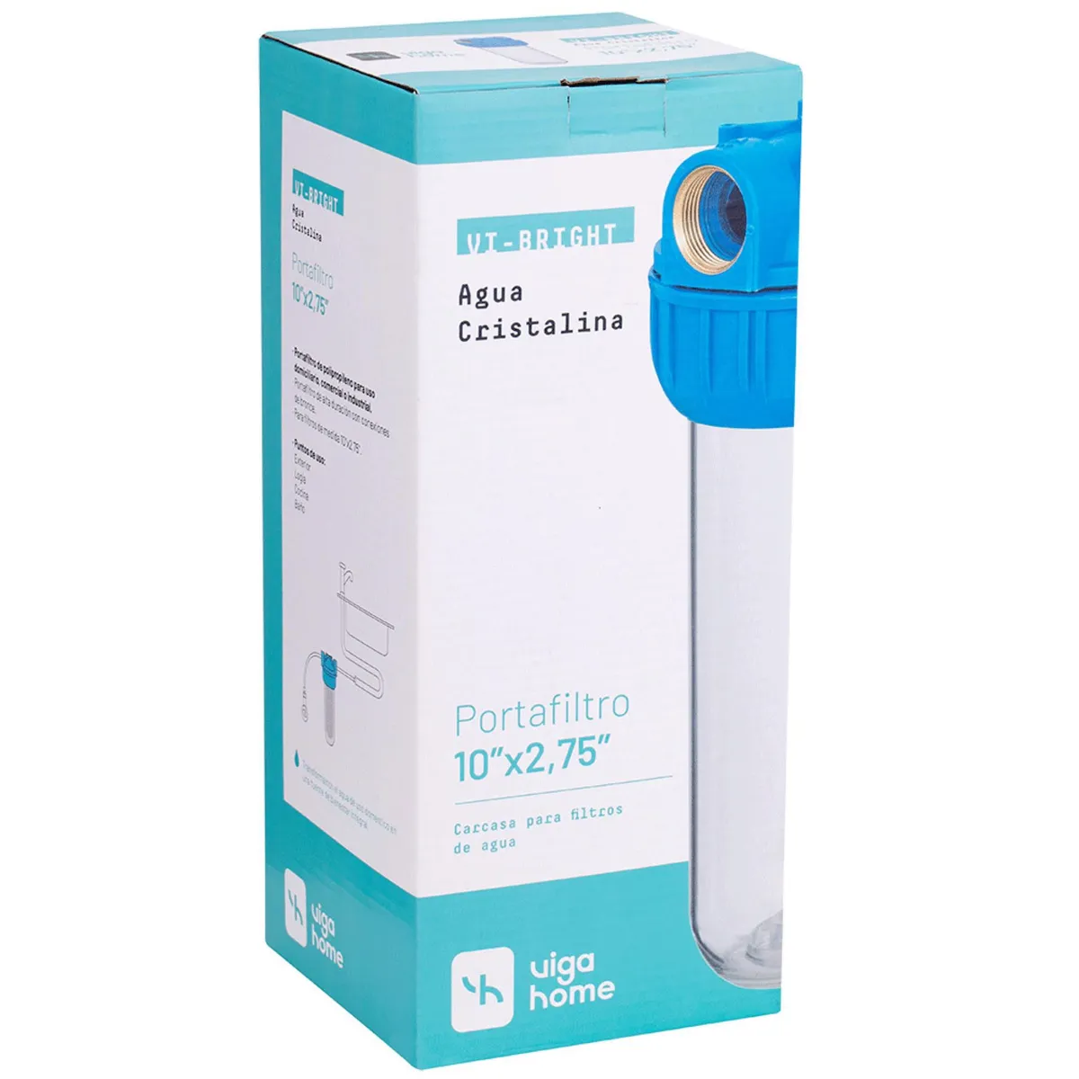 VIGAHOME - Carcasa Portafiltro 10x2.75"