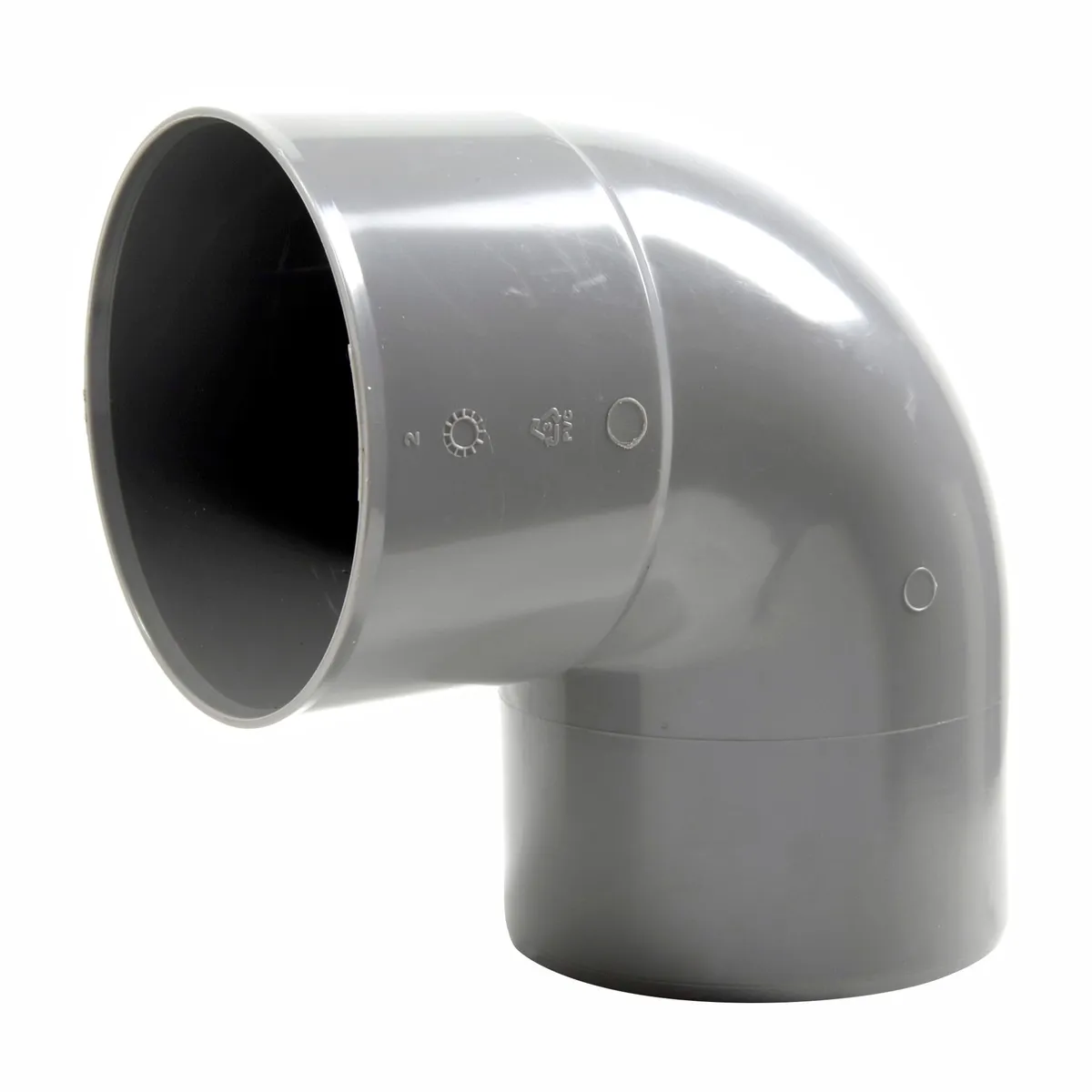 PLASTICA - Codo PVC 4" 90° Plastica Desagüe