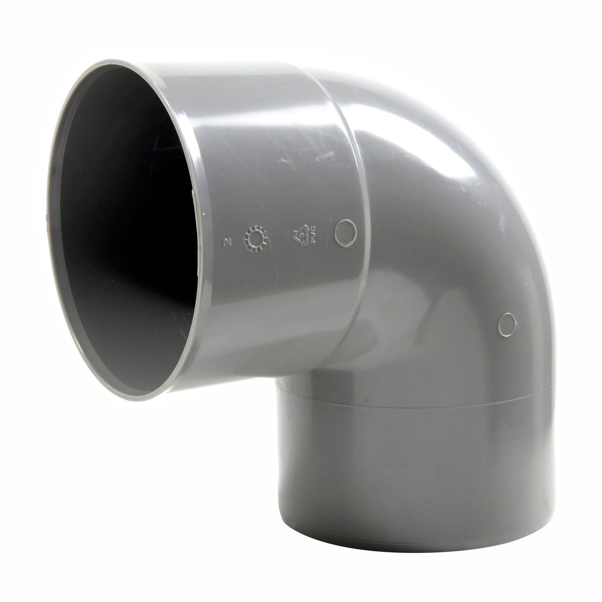 PLASTICA - Codo PVC 4" 90° Plastica Desagüe