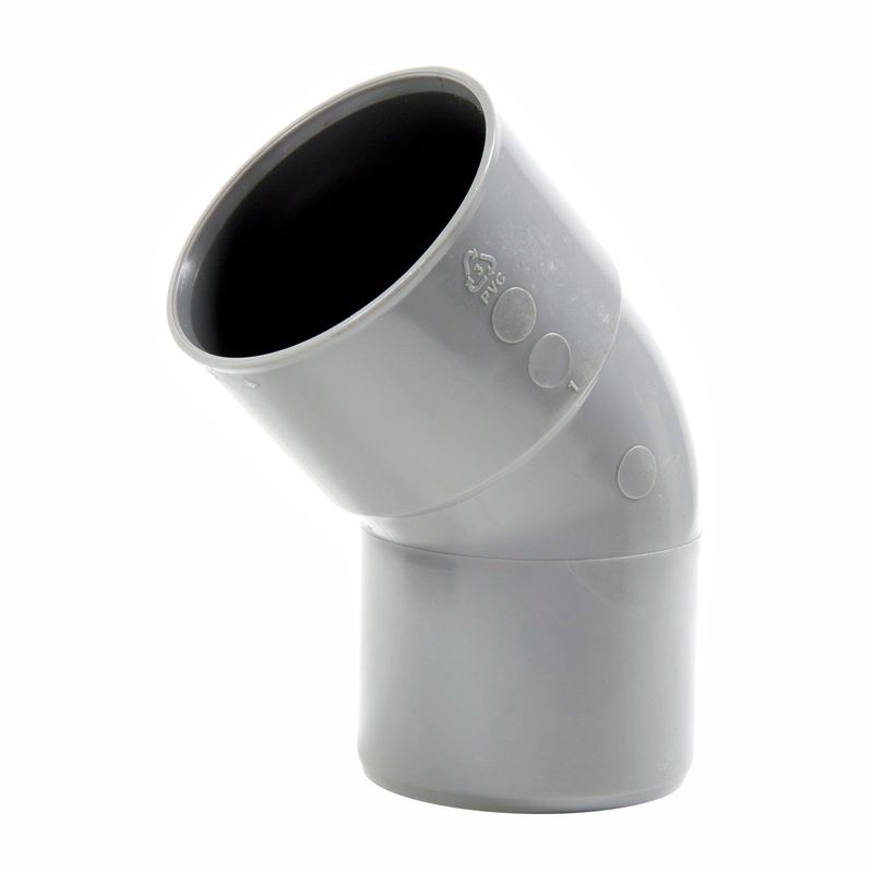 PLASTICA - Codo PVC 2" 45° Plastica Desagüe