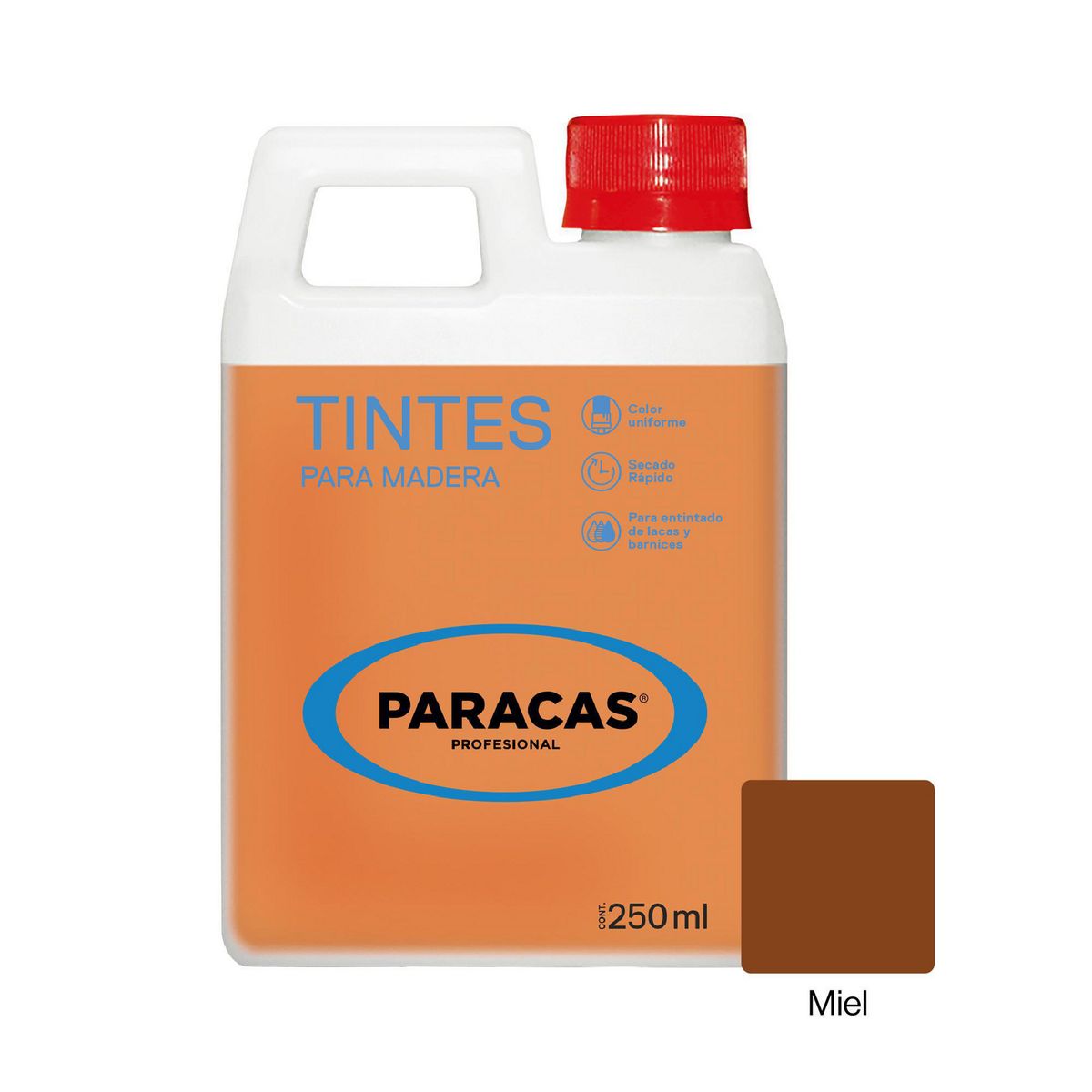 PARACAS - Tinte para madera miel 250ml