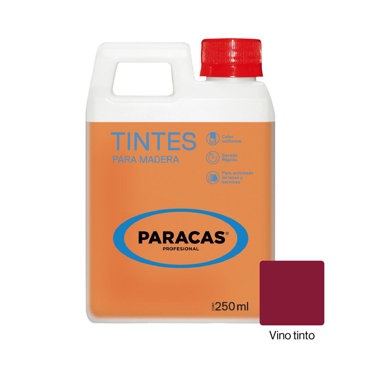 PARACAS - Tinte para madera vino tinto 250ml