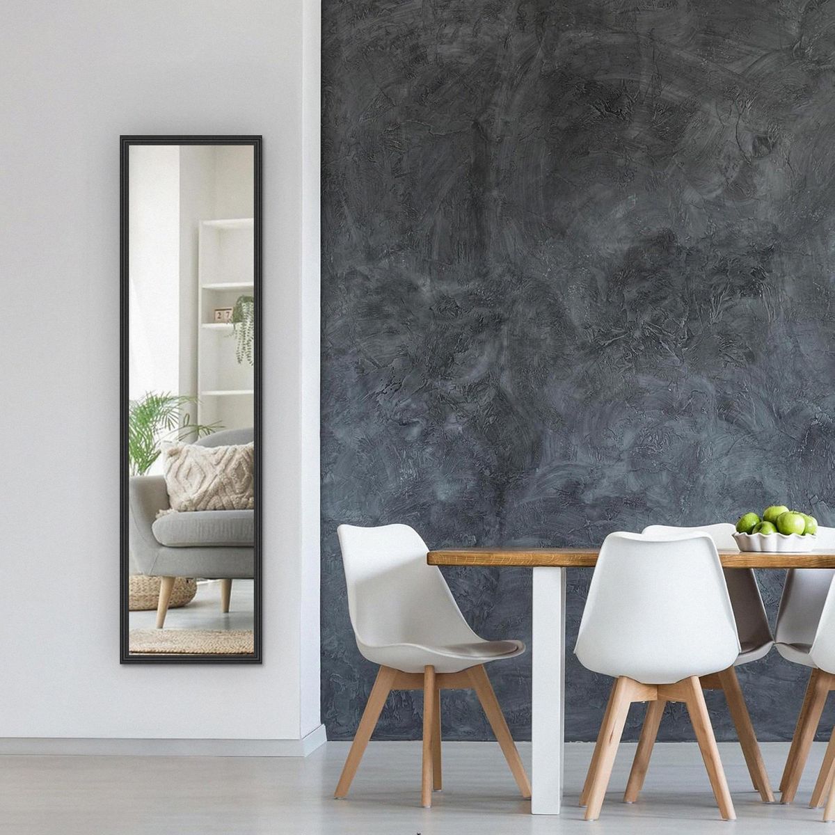 CASA BONITA - Espejo Decorativo Rectangular Cuerpo Entero 120x30cm