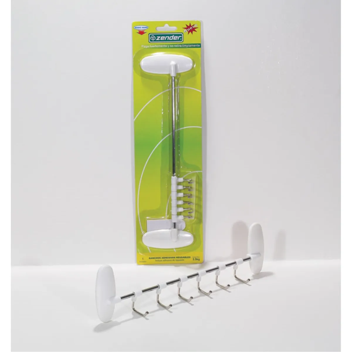 ZENDER - Multi Gancho Adhesivo ZENDER