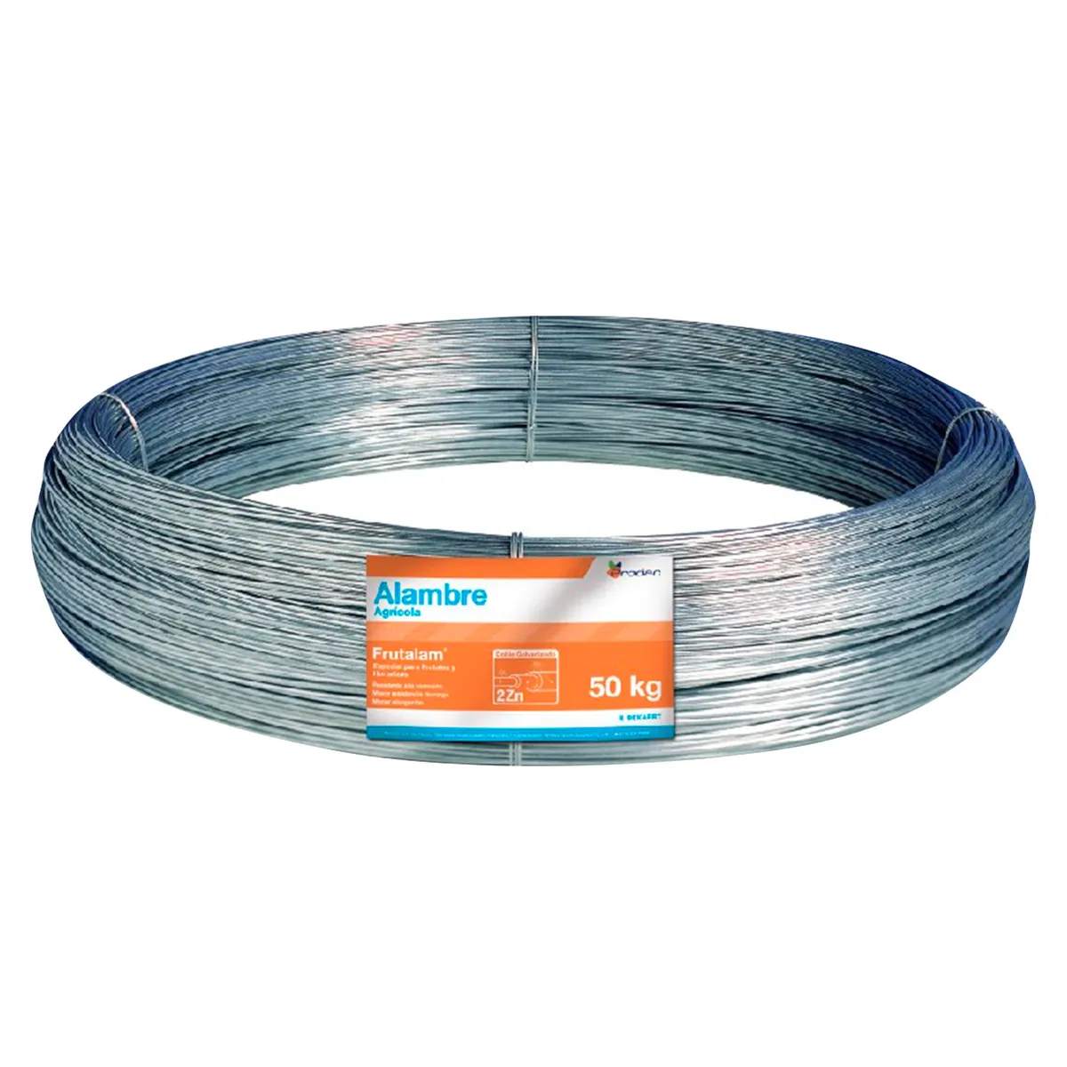 PRODAC - Alambre Galvanizado Frutalam N°16 y 0.2 cm diám. x 50kg