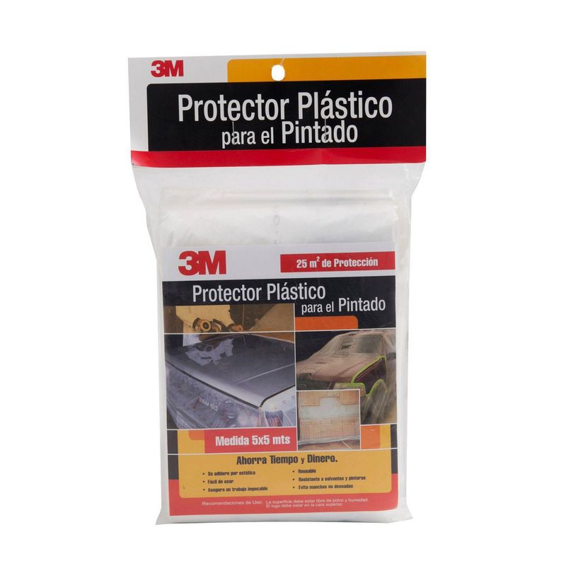 3M - Protector de Plástico para Pintado 5 x 5 metros