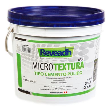 Microtextura Base Gris Claro 4L