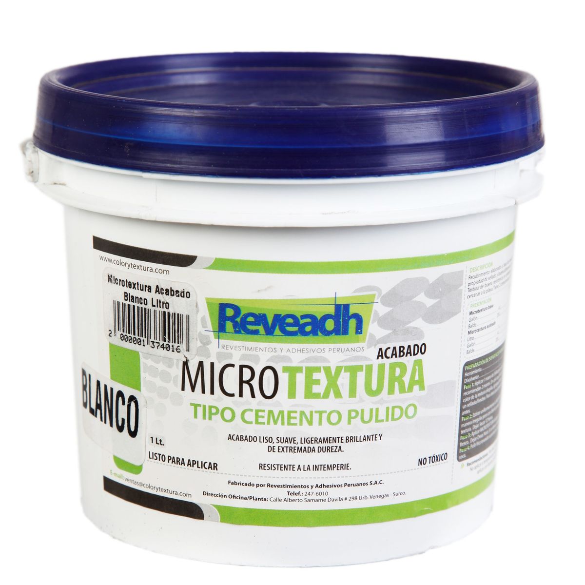 REVEADH - Microtextura Acabado Blanco 1L