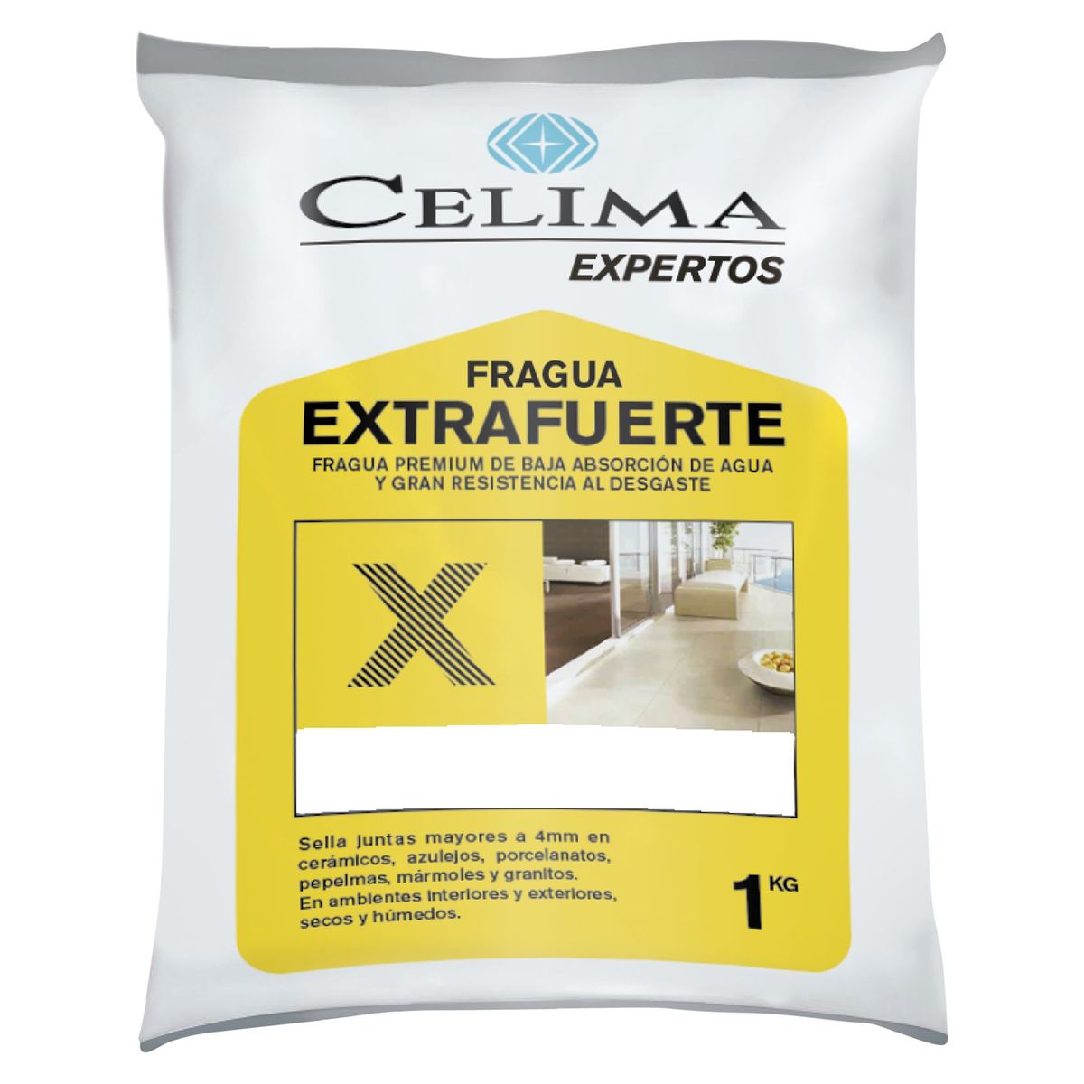 CELIMA - Fragua para Cerámicas o Porcelanatos Celima Blanco 1kg