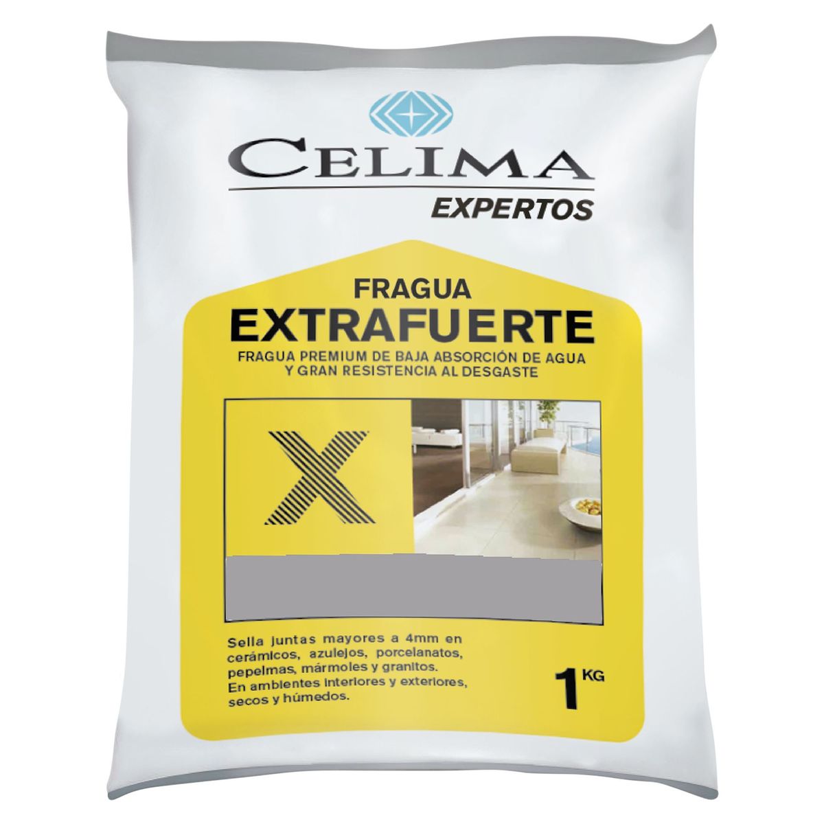 CELIMA - Fragua para Cerámicas o Porcelanatos Celima Aluminio 1kg