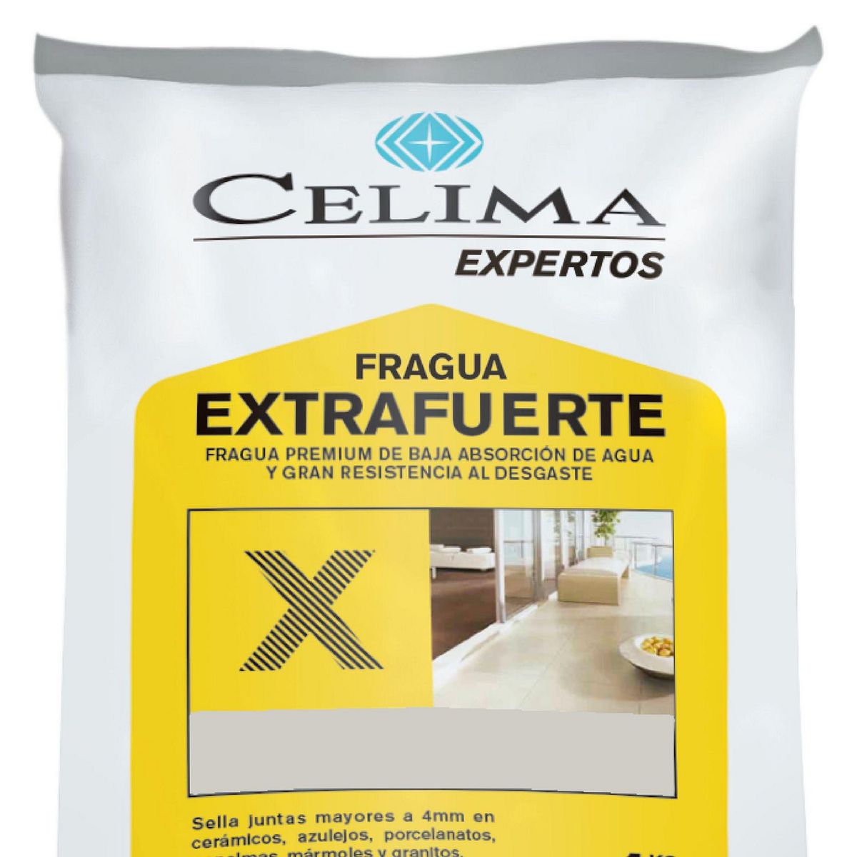 CELIMA - Fragua para Cerámicas o Porcelanatos Celima Gris 1kg