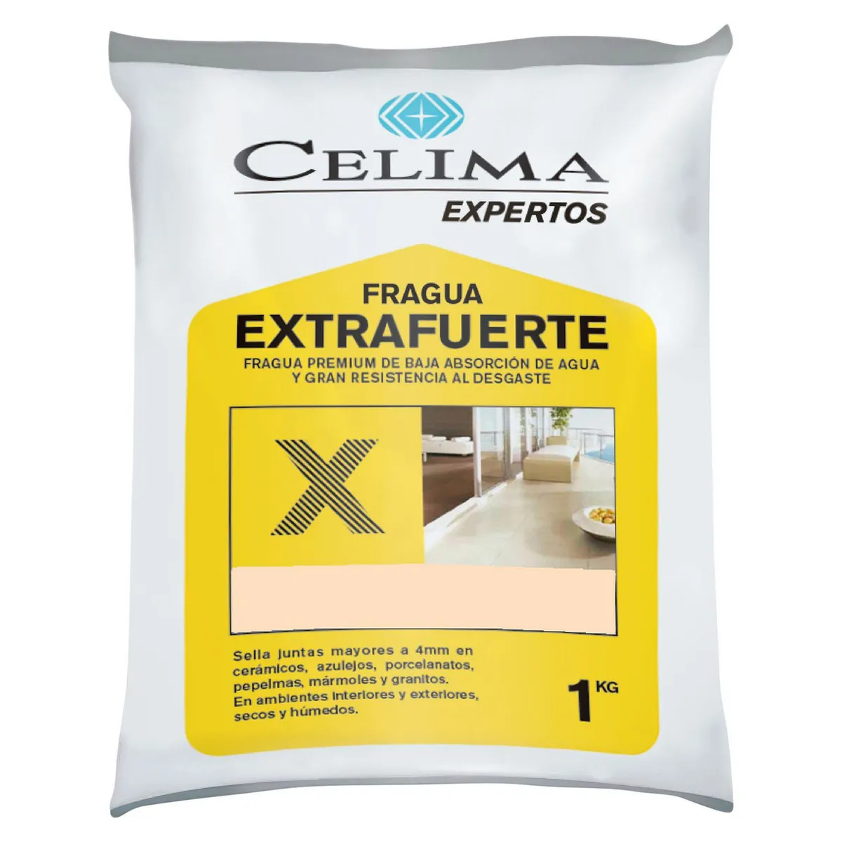 CELIMA - Fragua para Cerámicas o Porcelanatos Celima Hueso 1kg