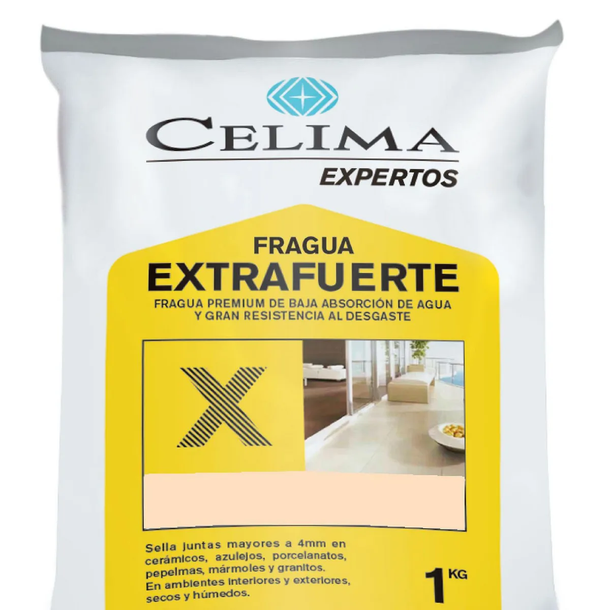 CELIMA - Fragua para Cerámicas o Porcelanatos Celima Hueso 1kg