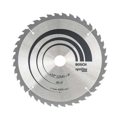 Disco Sierra Circular Optiline Wood 254x30mm 10