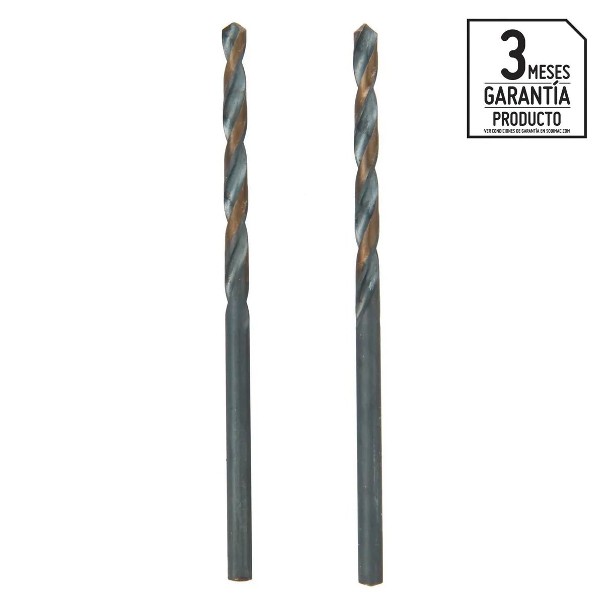 BAUKER - Broca para Metal 2.5 mm 2 Piezas Bauker