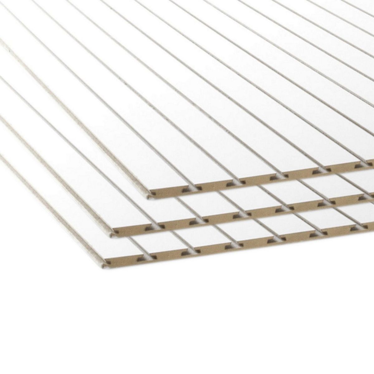 TRUPAN - Tablero MDF Trupan Ranurado Blanco 18mm 1.52x2.44m