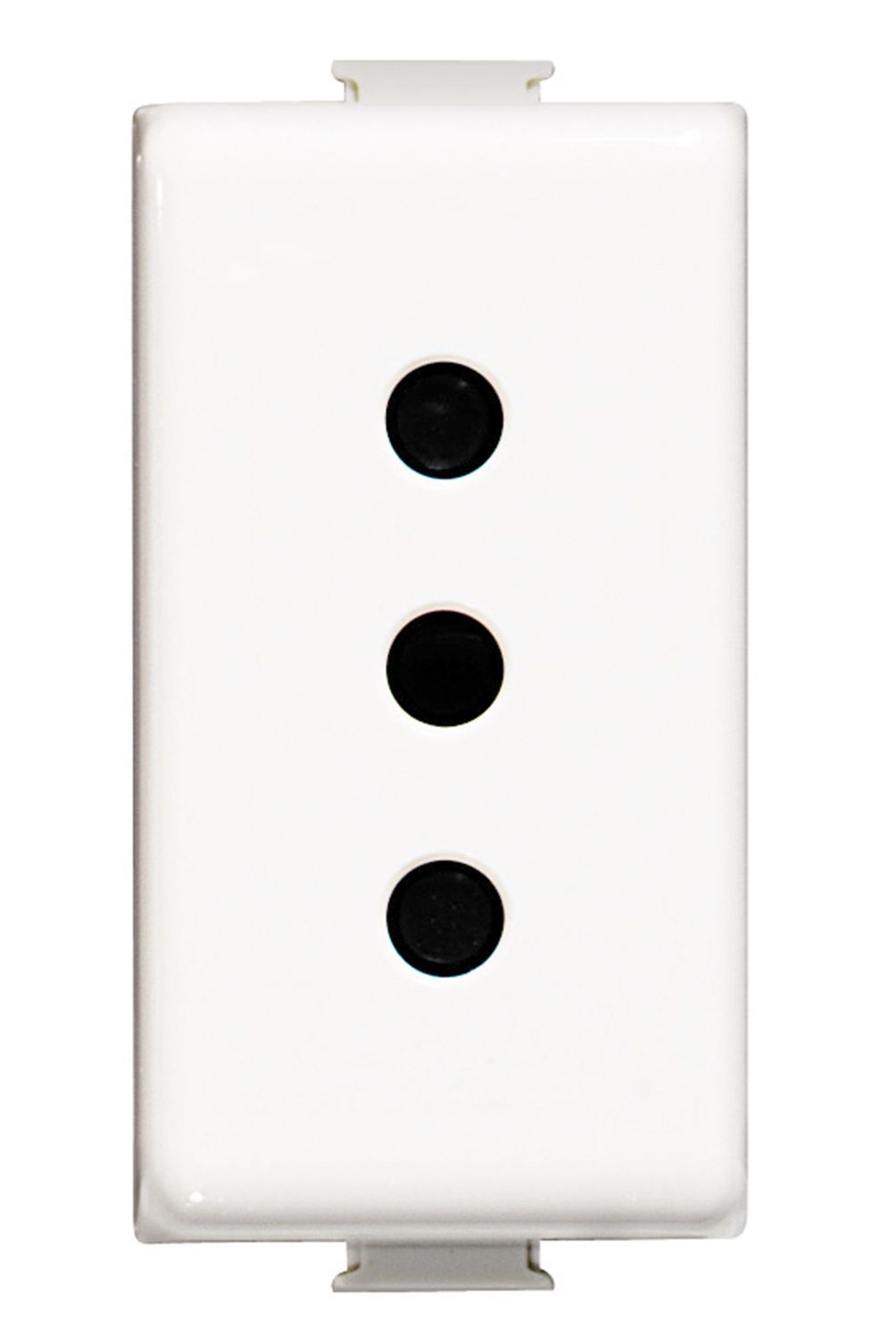 BTICINO - Dado Tomacorriente 3 Puntos Matix Blanco