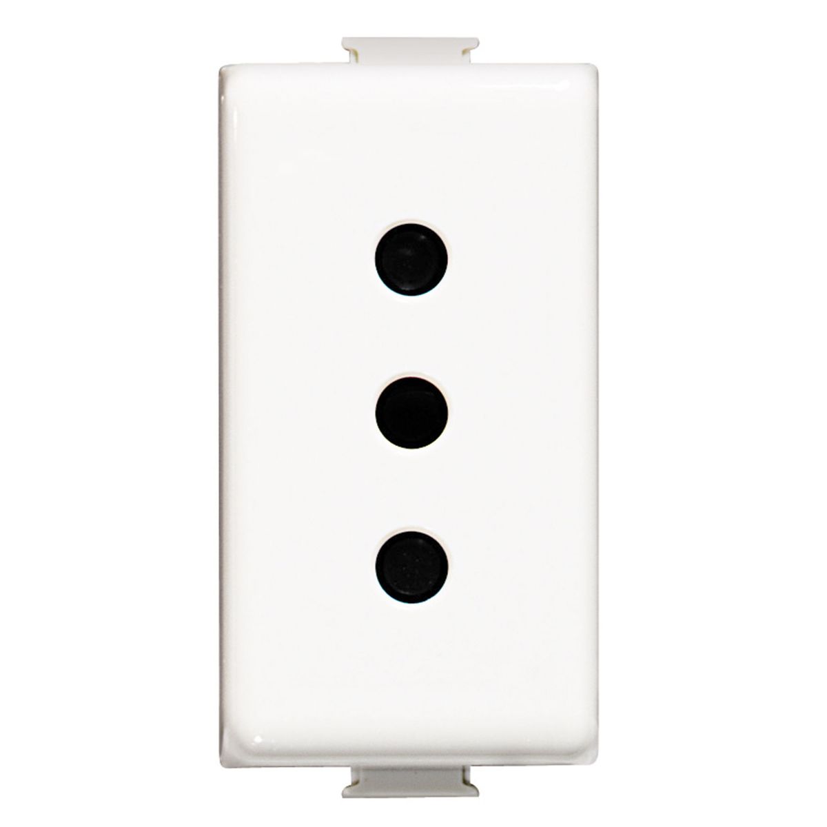 BTICINO - Dado Tomacorriente 3 Puntos Matix Blanco