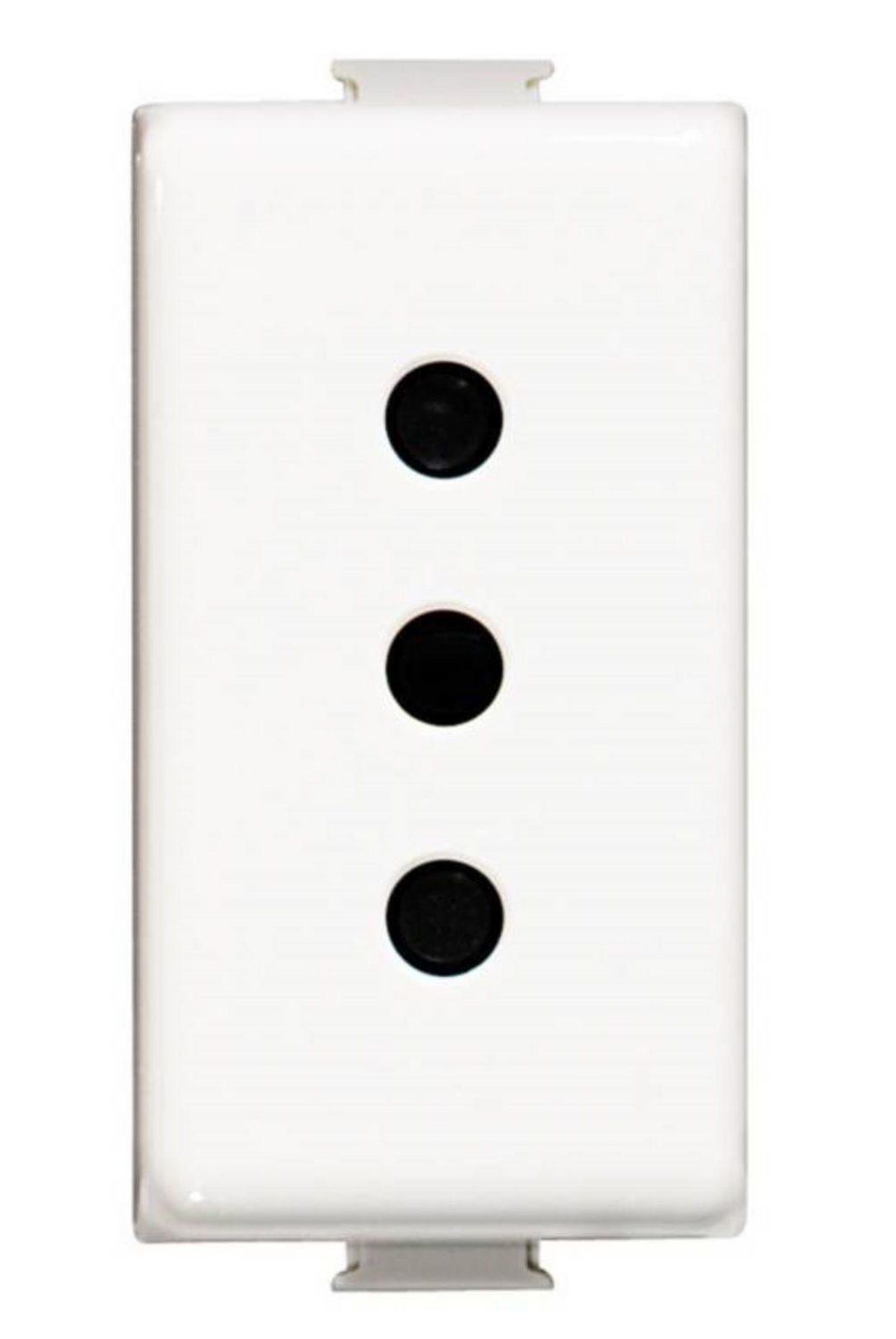 BTICINO - Dado Tomacorriente 3 Puntos Matix Blanco