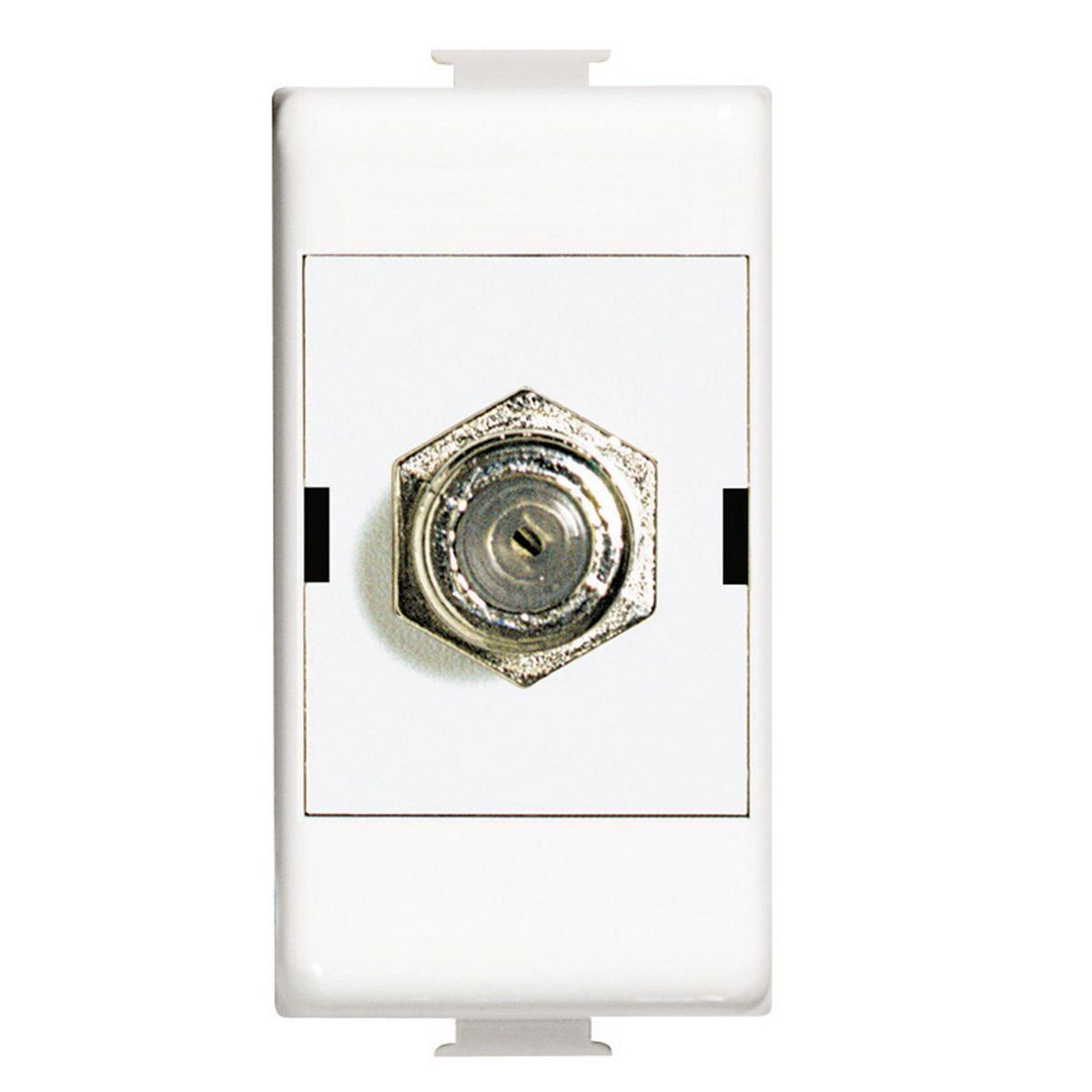 BTICINO - Dado Tomacorriente Coaxial Matix Blanco