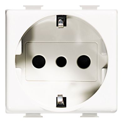 Dado Schuko P/T Matix Blanco